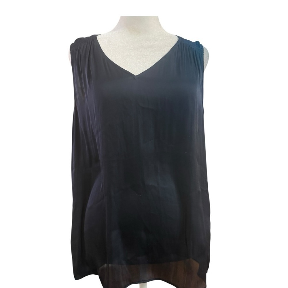 Banana Republic Small Tall Navy Shell Top